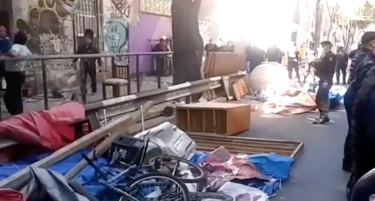 Desalojan inmueble en la colonia Roma por el delito de despojo - desalojo-2