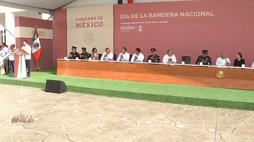 Ceremonia conmemorativa del Día de la Bandera