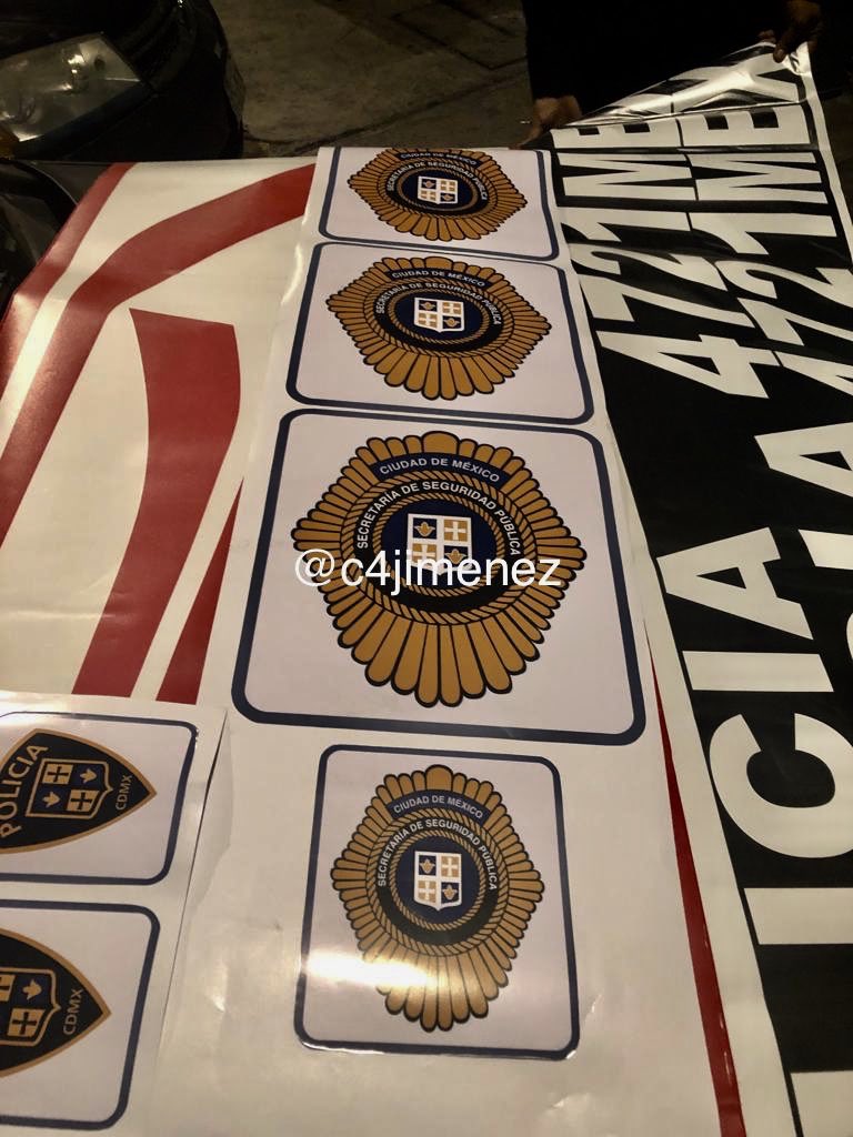 Detienen a ocho por clonar patrullas de la policía capitalina - dykled3vsaamud2