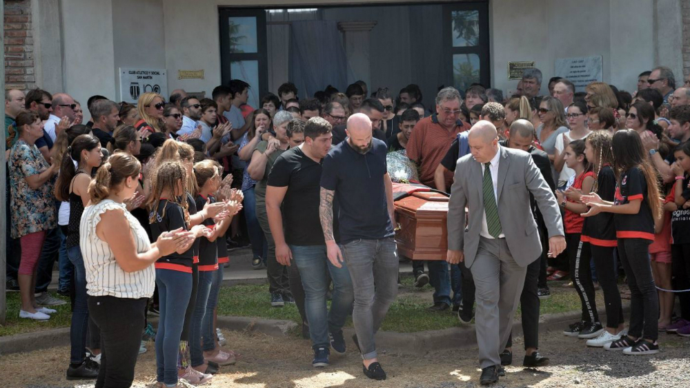 El último adiós al futbolista Emiliano Sala El último adiós al futbolista Emiliano Sala