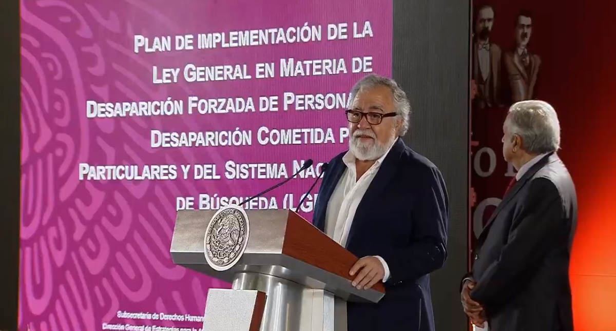 Gobierno Federal anuncia plan en materia de desaparición forzada