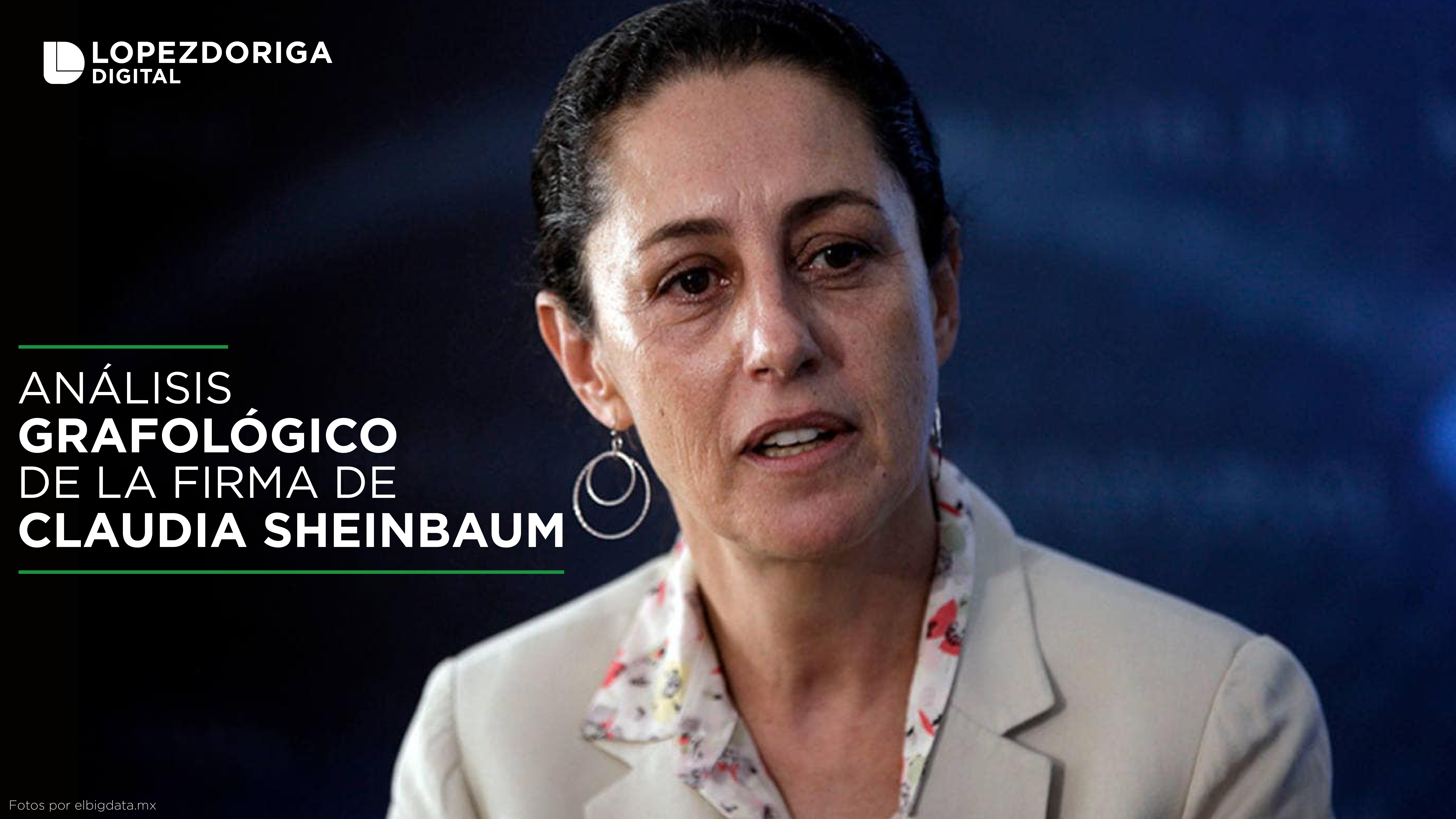 Análisis grafológico de la firma de Claudia Sheinbaum