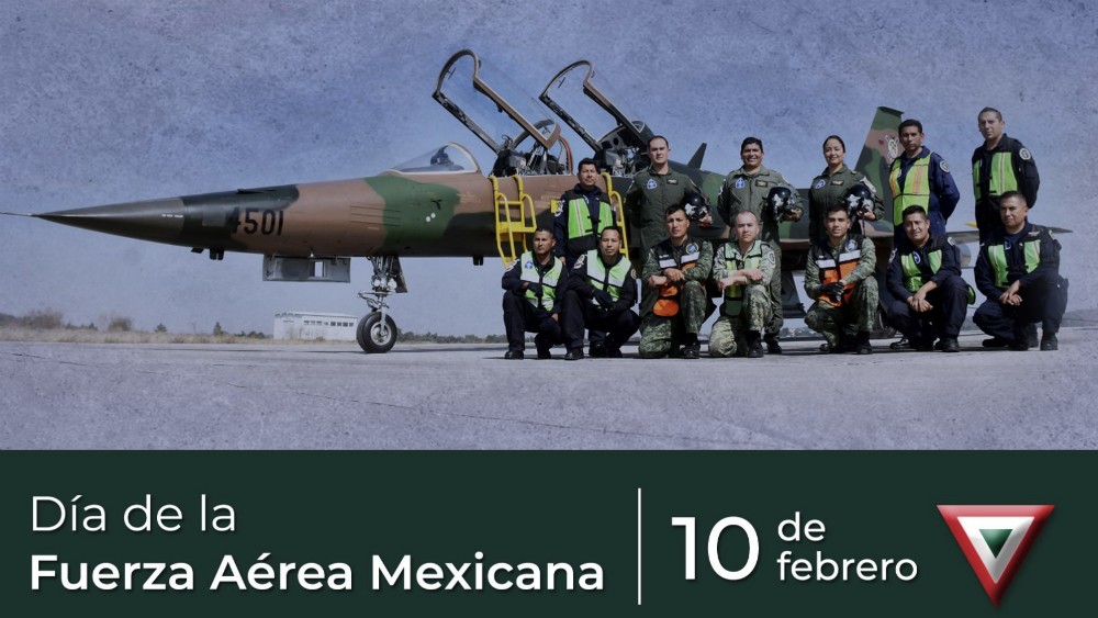 Secretario de Defensa felicita a integrantes de la Fuerza Aérea Mexicana