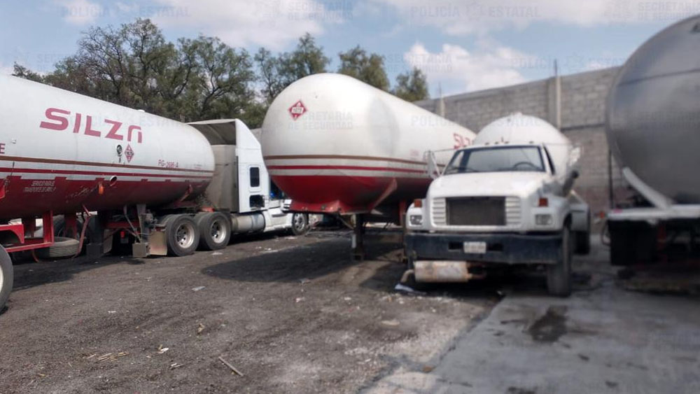 Recuperan 90 mil litros de gas LP en el Estado de México