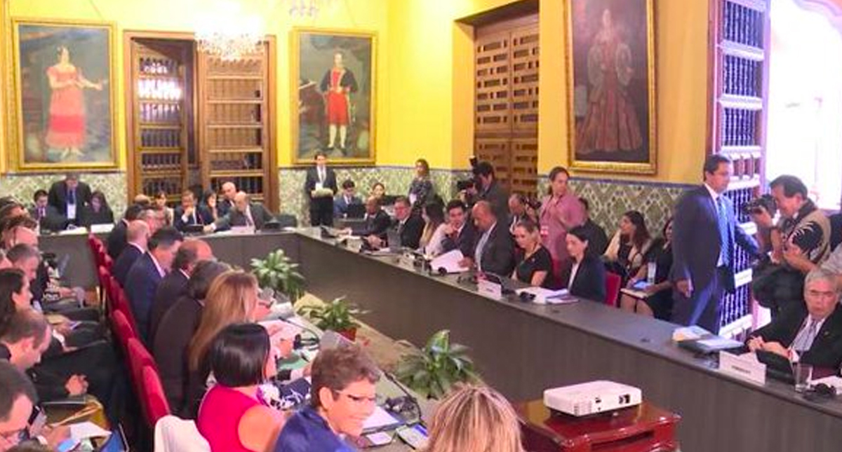 Sesiona el Grupo de Lima en Canadá