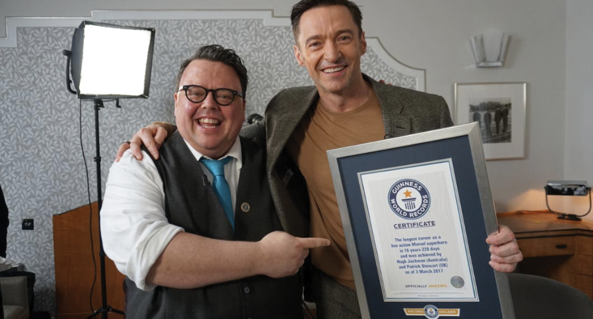 Hugh Jackman recibe Récord Guinness por su interpretación de Wolverine