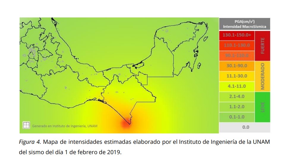 Sismo ocurrió del mismo modo que el de 2017 - intensidades-del-sismo-del-1-de-febrero