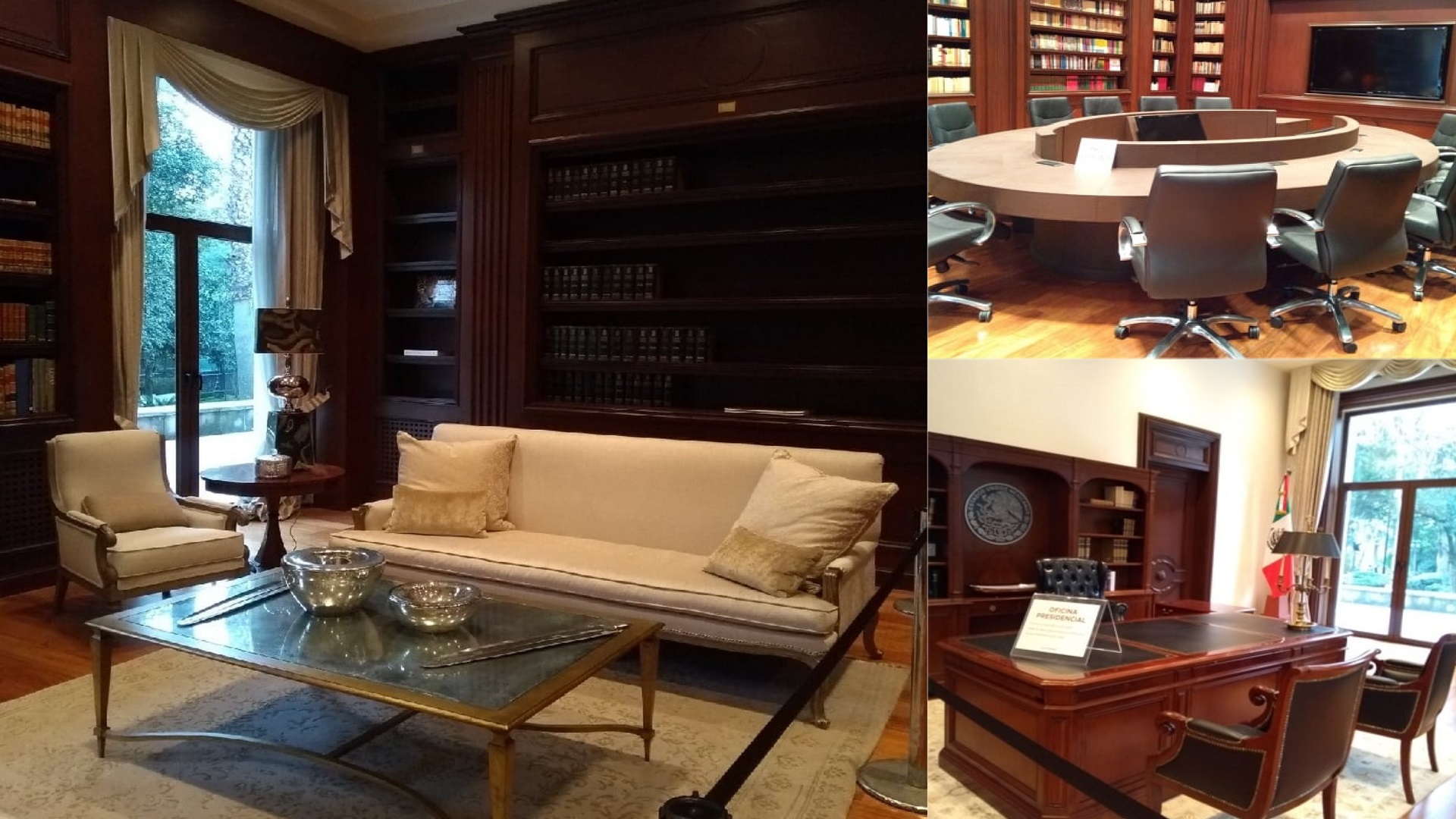 Hallan obras de arte 'desaparecidas' de Los Pinos - interior-de-los-pinos