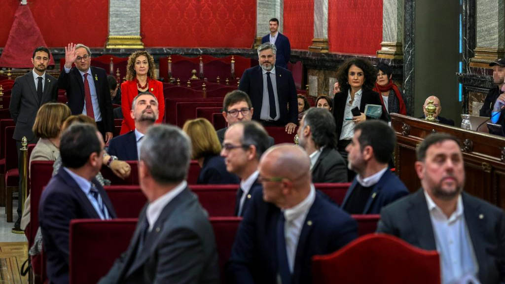 Arranca juicio contra líderes separatistas catalanes en España