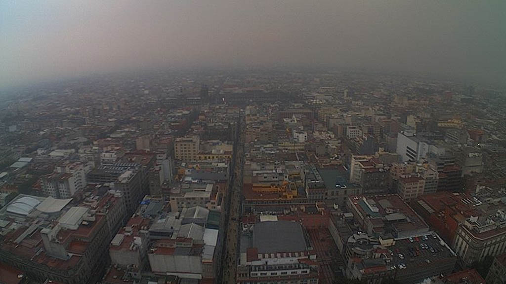 Llueve en gran parte de la Ciudad de México