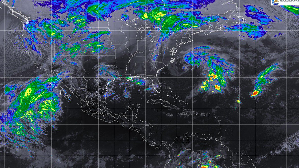 Frente frío 34 provoca lluvias en al menos seis estados del país
