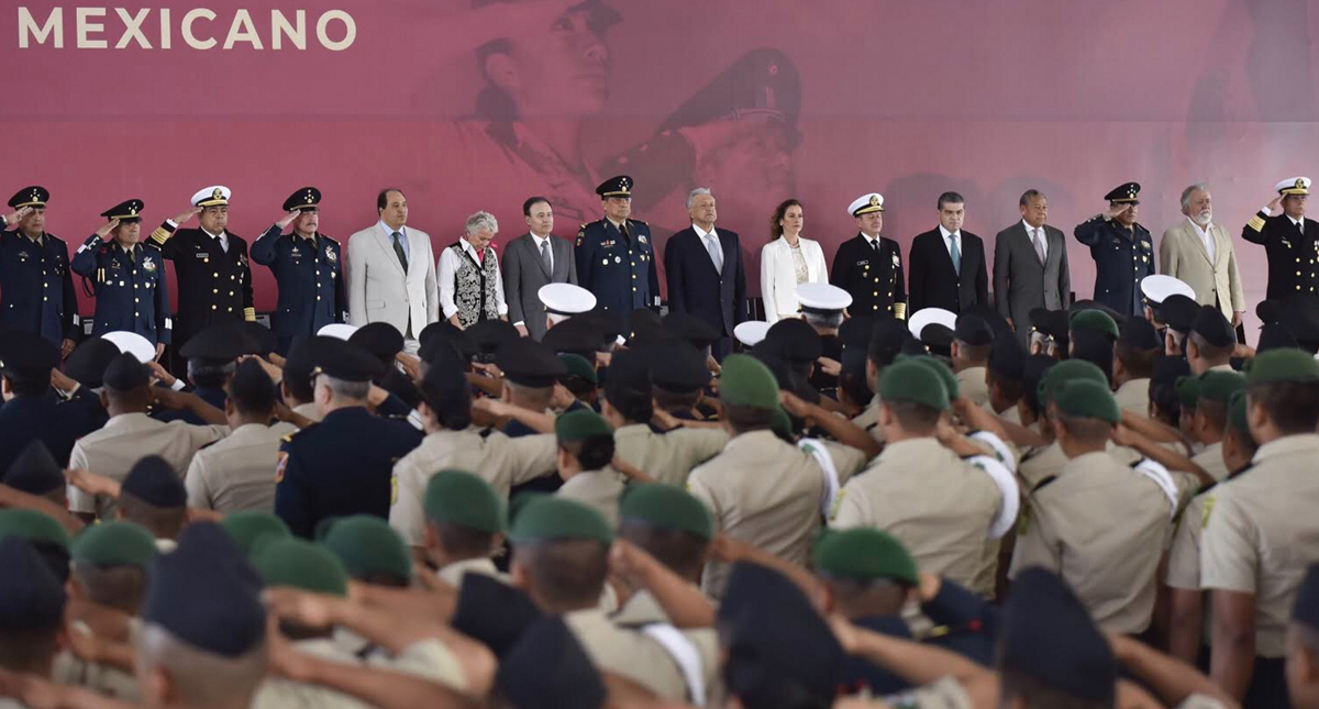 El pueblo los necesita para enfrentar grave problema de inseguridad: AMLO a militares
