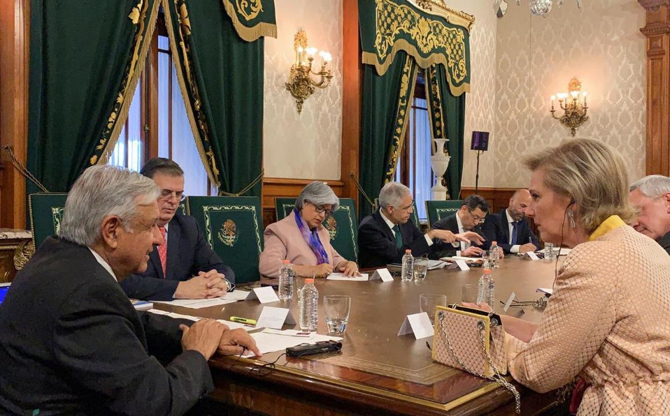 López Obrador recibe a la princesa Astrid de Bélgica - lopez-obrador-astrid-de-belgica