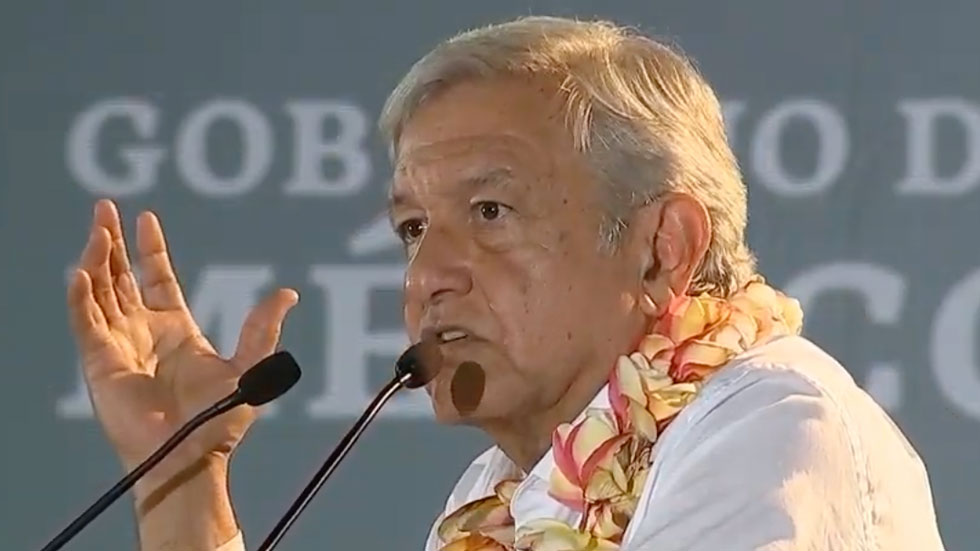 López Obrador ofrece mensaje desde Minatitlán, Veracruz
