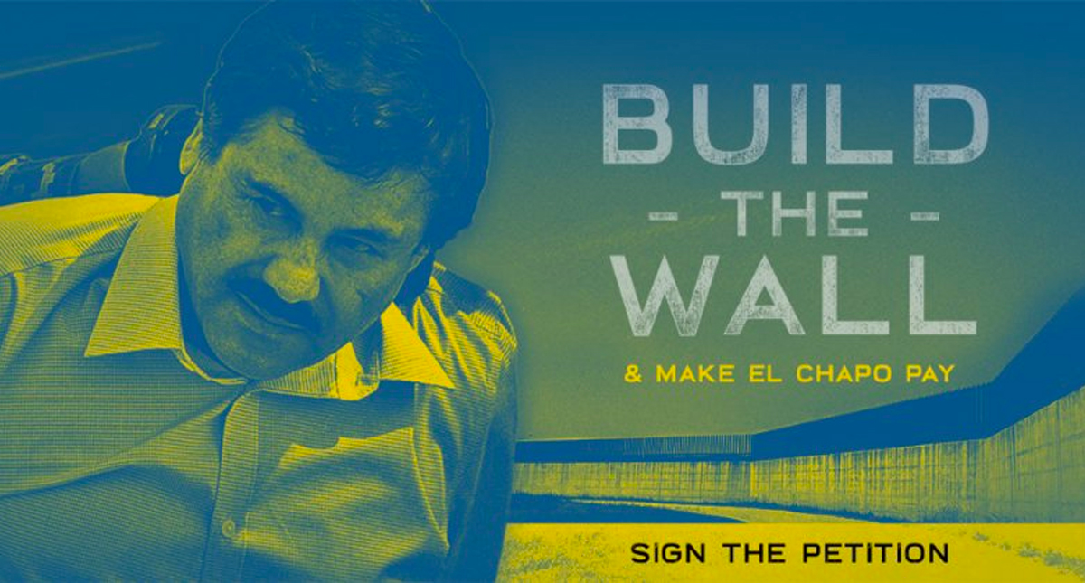 Ted Cruz insiste en utilizar el dinero del Chapo para construir el muro