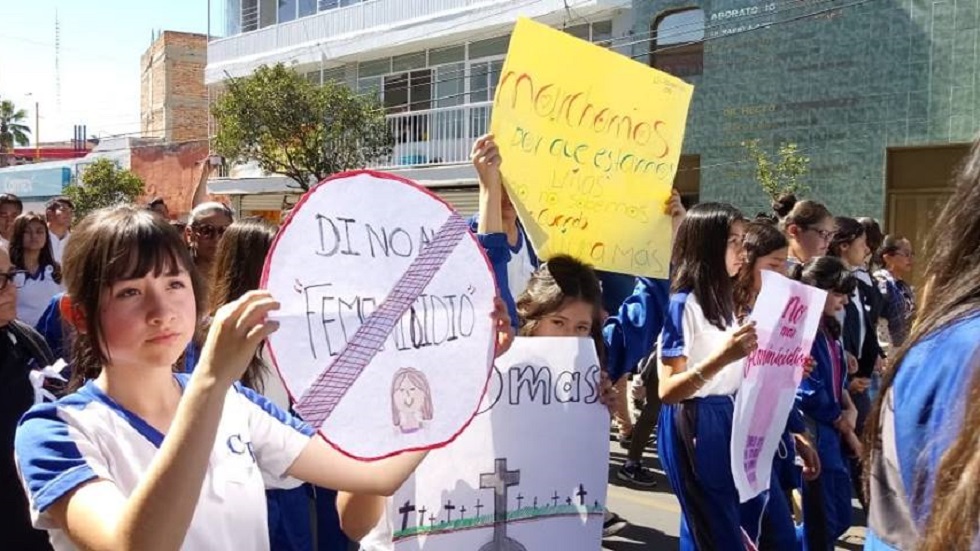 Marchan para exigir justicia en feminicidio de alumna embarazada - marcha-contra-feminicidio