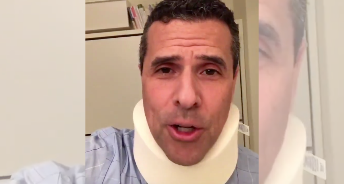 Marco Antonio Regil sufre accidente automovilístico