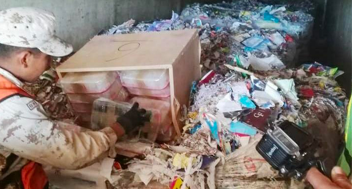 Decomisan más de media tonelada de metanfetamina en Mexicali