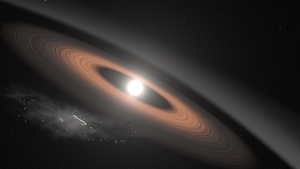 Descubren la estrella enana blanca más antigua rodeada de anillos