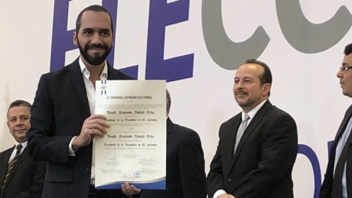 Nayib Bukele, presidente electo de El Salvador