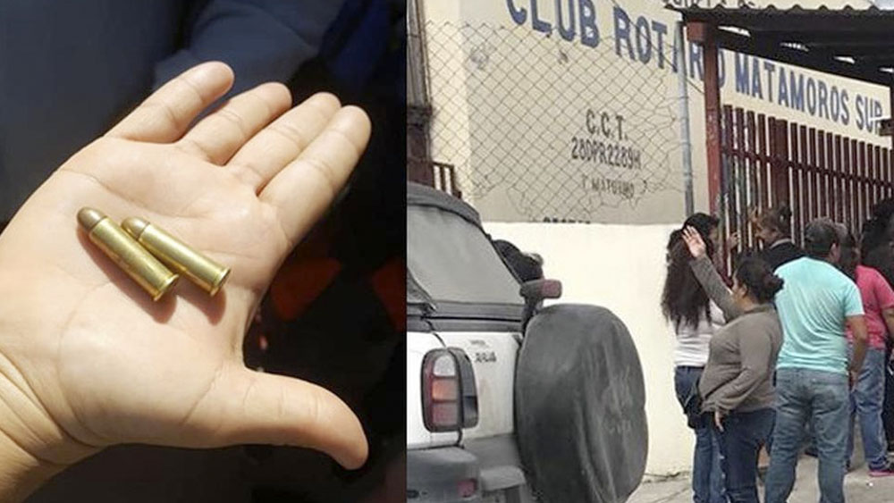 Niño lleva pistola a primaria en Tamaulipas