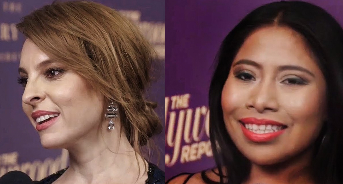 Yalizta Aparicio y Marina de Tavira en la Noche de Nominados de The Hollywood Reporter