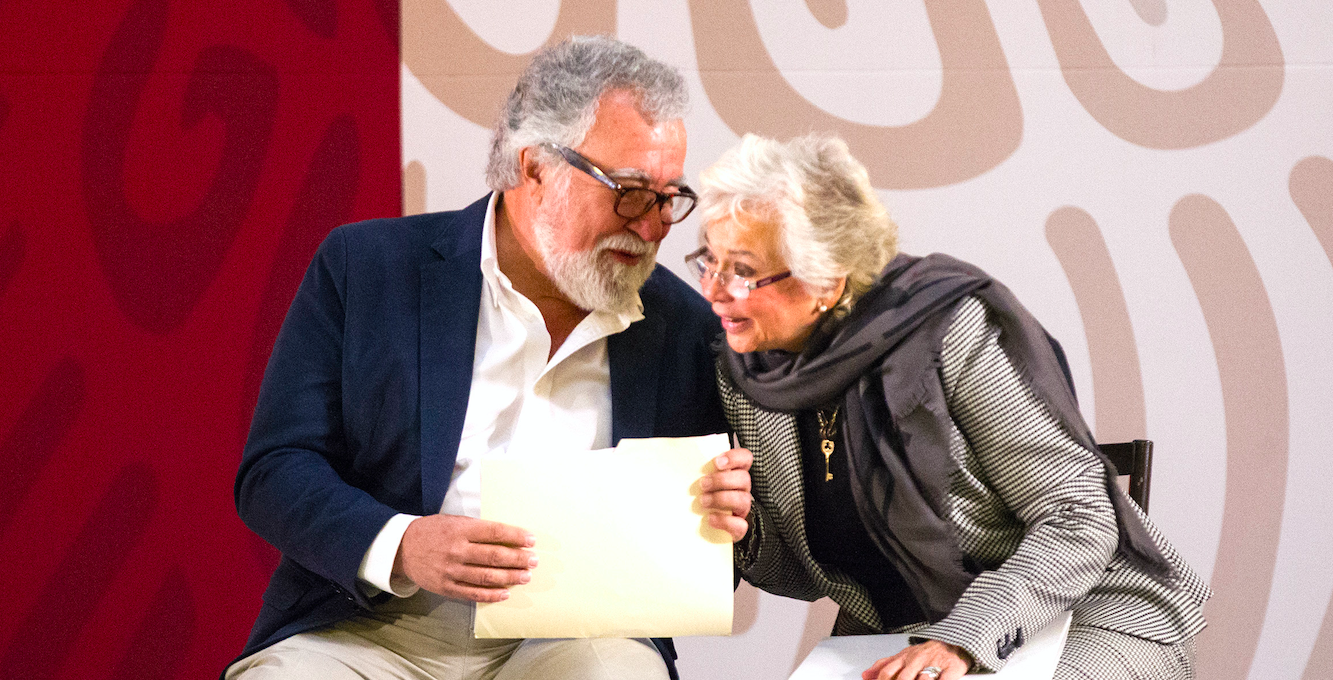 Inseguridad en México surgió por la desatención al pueblo: López Obrador - olga-sanchez-cordero-y-alejandro-encinas