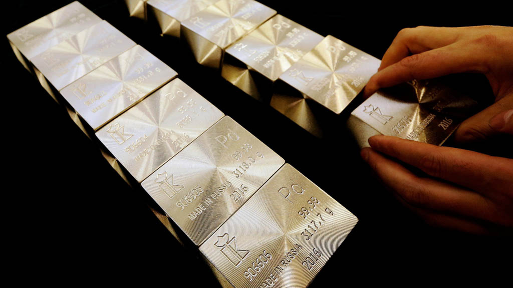 Precio del paladio alcanza cifra récord