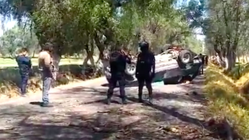 Persecución deja dos detenidos en Texmelucan Persecución deja dos detenidos en Texmelucan