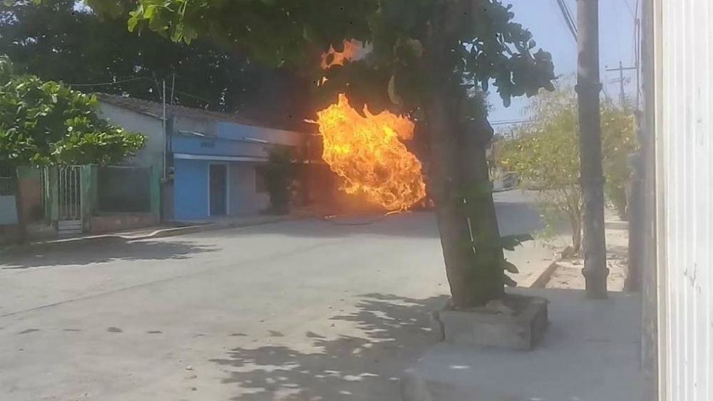 Explota pipa de gas LP cuando abastecía a tortillería en Chiapas