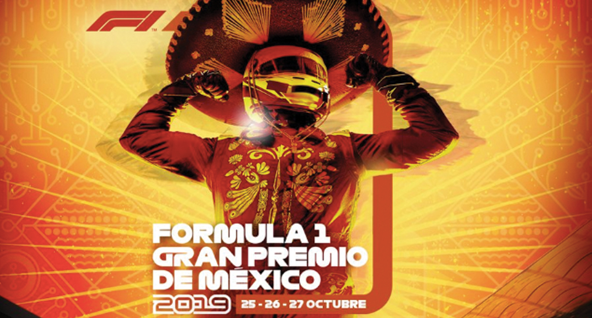 Revelan el póster oficial del Gran Premio de México 2019
