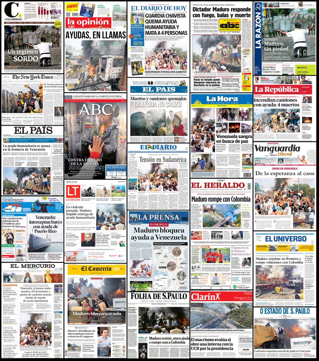 Así reaccionó la prensa internacional por la crisis en Venezuela - prensa-internacional