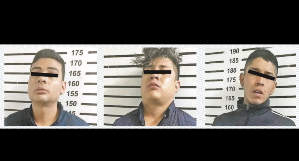 Detienen a tres presuntos ladrones de casas en zona residenciales
