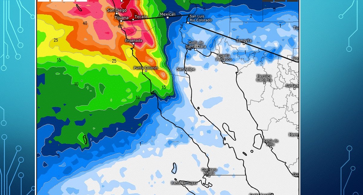 Fenómeno ‘Jet Subtropical’ provocará lluvias en Baja California