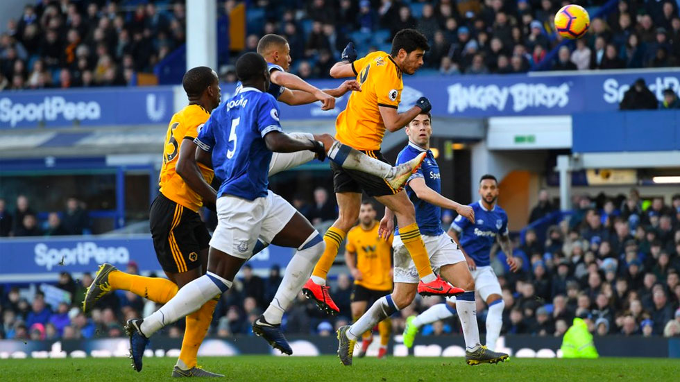 #Video Jiménez anota en victoria de los Wolves en casa del Everton