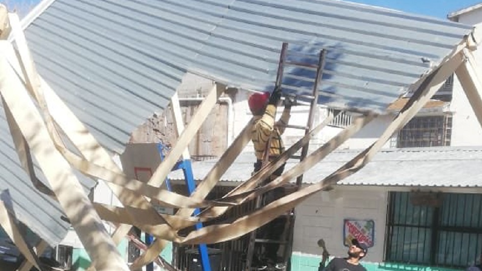 Suspenden clases en Sonora por nevadas - revision-de-escuelas-danadas-por-nevadas-en-nogales