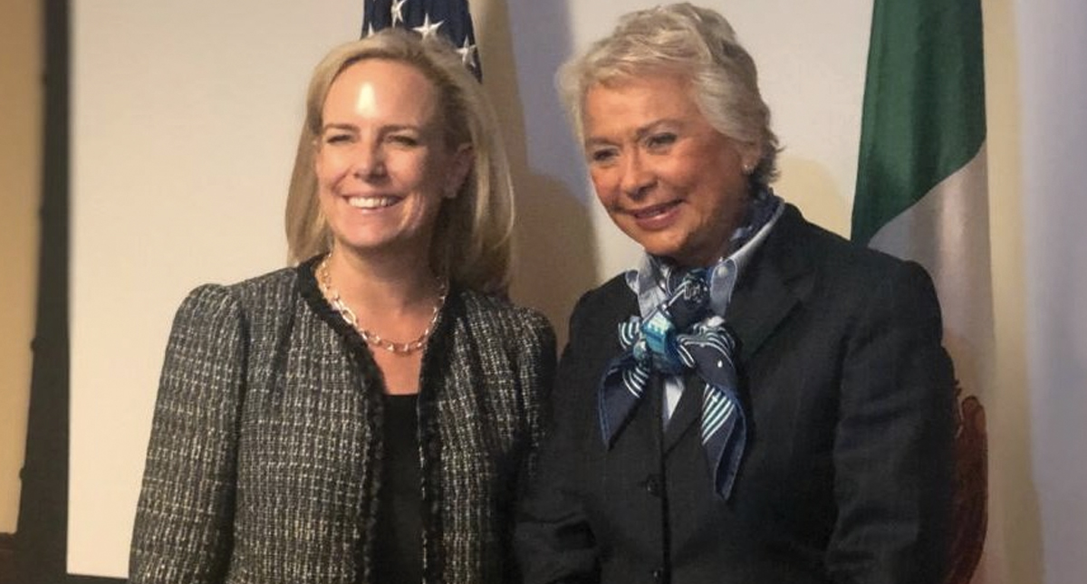 Segob califica como cordial el encuentro de Sánchez Cordero con Nielsen