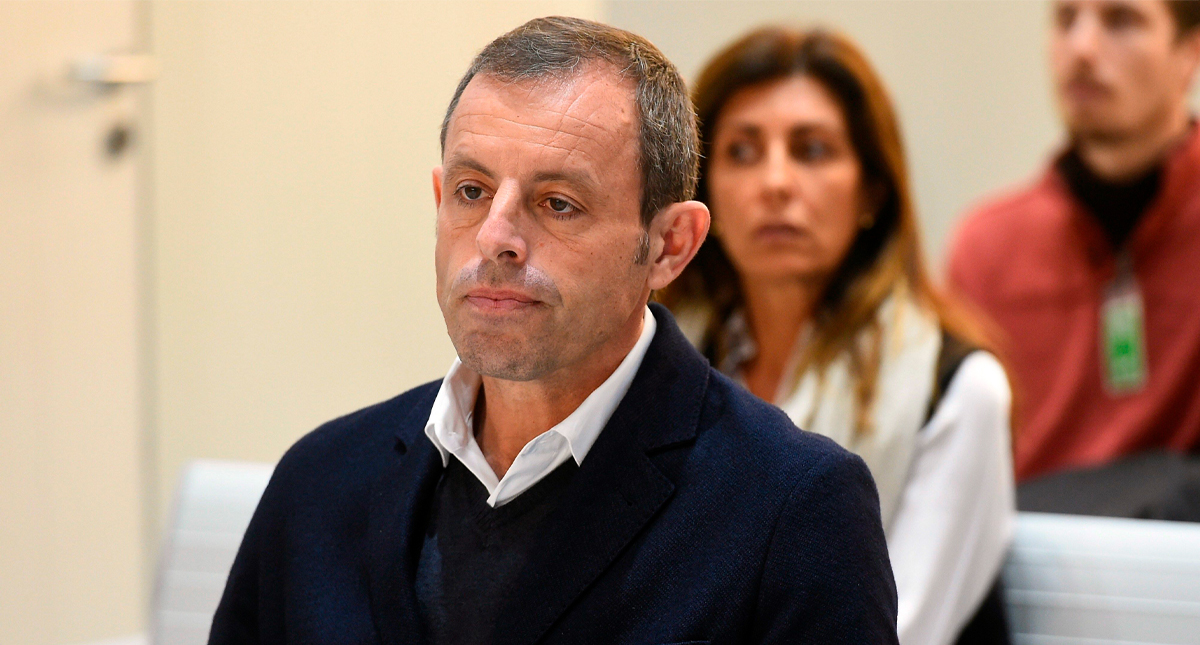 Dan libertad provisional al expresidente del Barcelona, Sandro Rosell