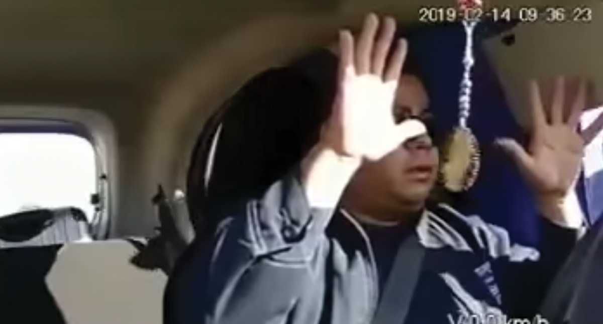 #Video Secuestran a policía federal en Veracruz