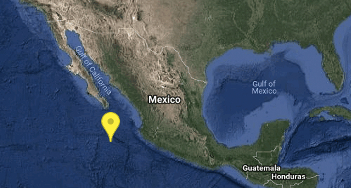 Se registra sismo 4.3 en Cabo San Lucas