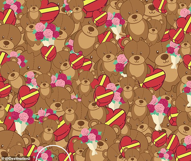 #RetoViral La ilusión óptica de San Valentín - solucion-ositos-san-valentin