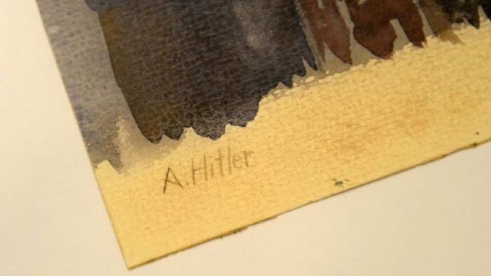 Fracasa subasta de cuadros de Hitler - subasta-pinturas-hitler