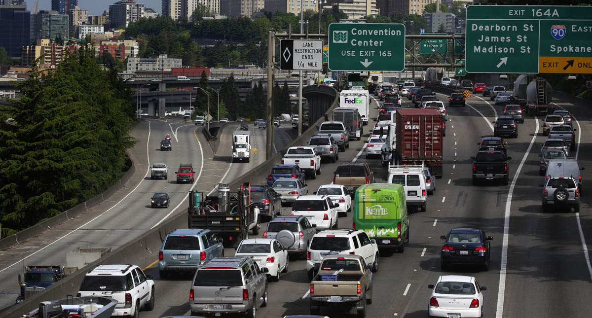 Las 10 ciudades con el peor tránsito en Estados Unidos - transito-en-seattle