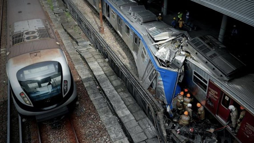 Choque de trenes deja un muerto y ocho heridos en Rio de Janeiro