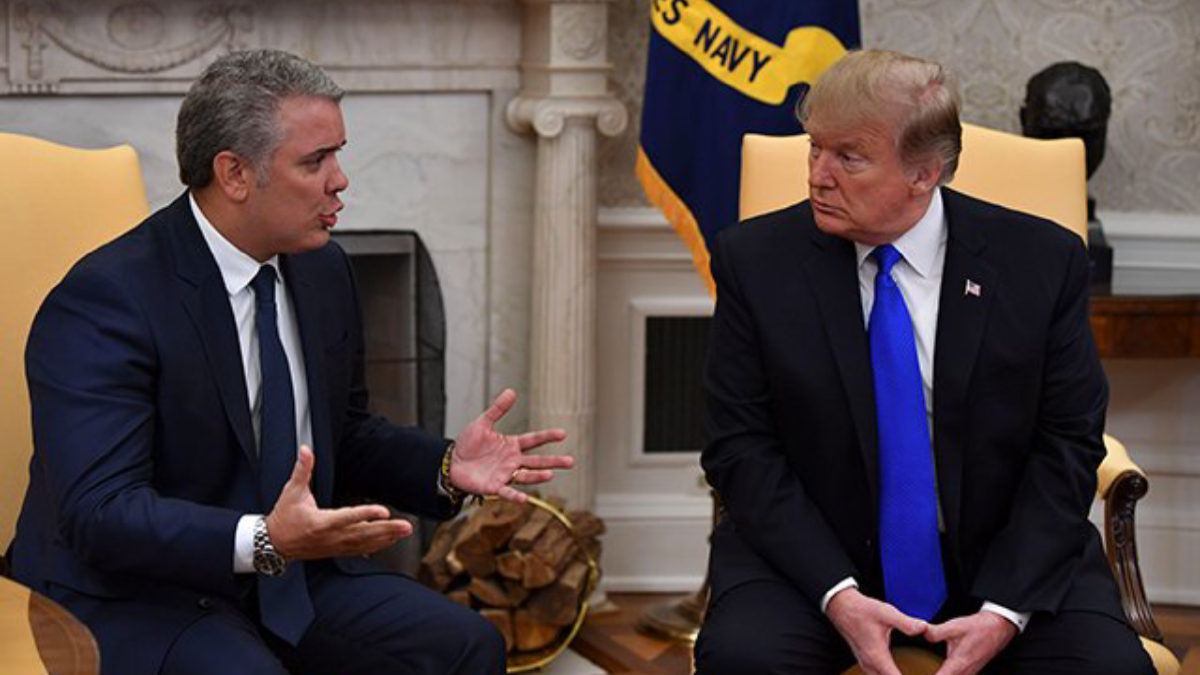 Trump llama a Colombia a acelerar erradicación de cultivos de coca
