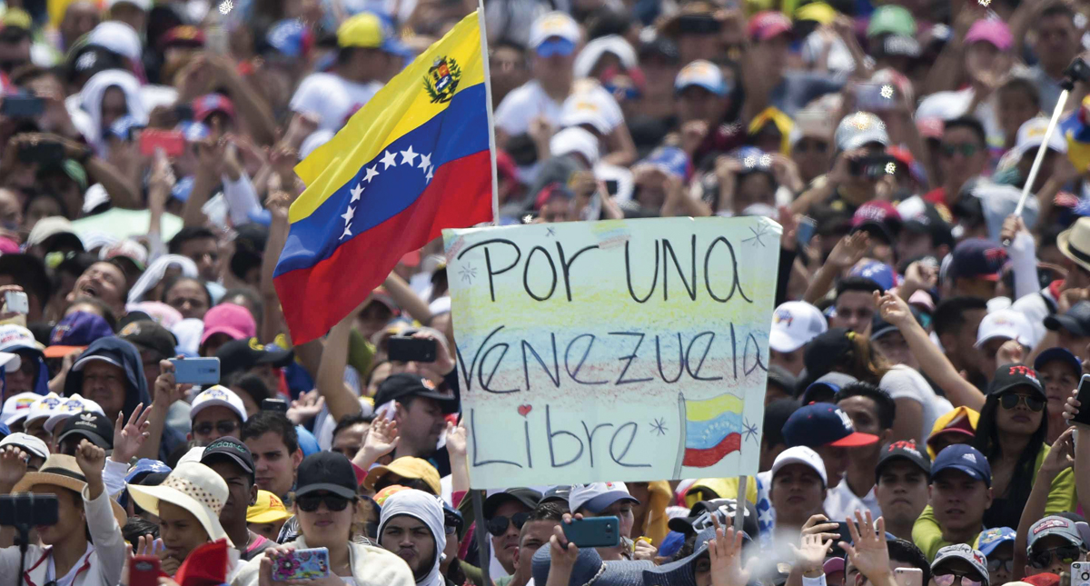 Juan Guaidó llega al concierto por la paz en Venezuela - venezuela-concierto
