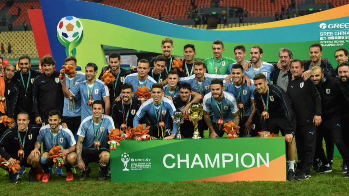Uruguay golea a Tailandia y conquista la China Cup