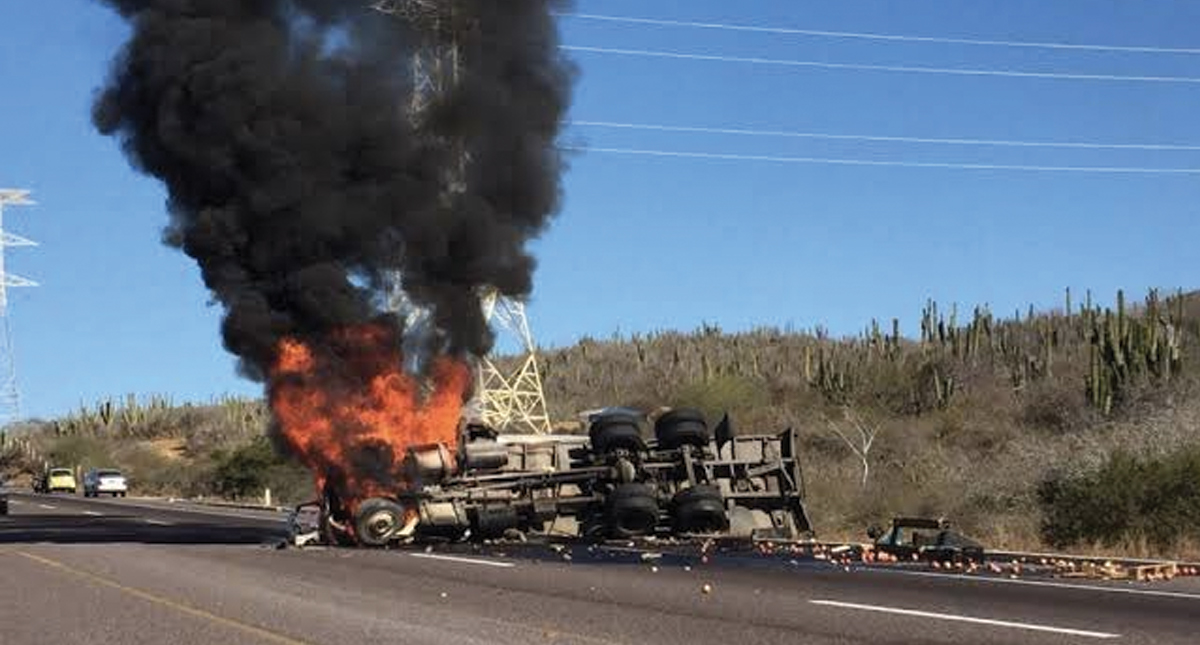 Accidente deja siete muertos y un herido en BCS