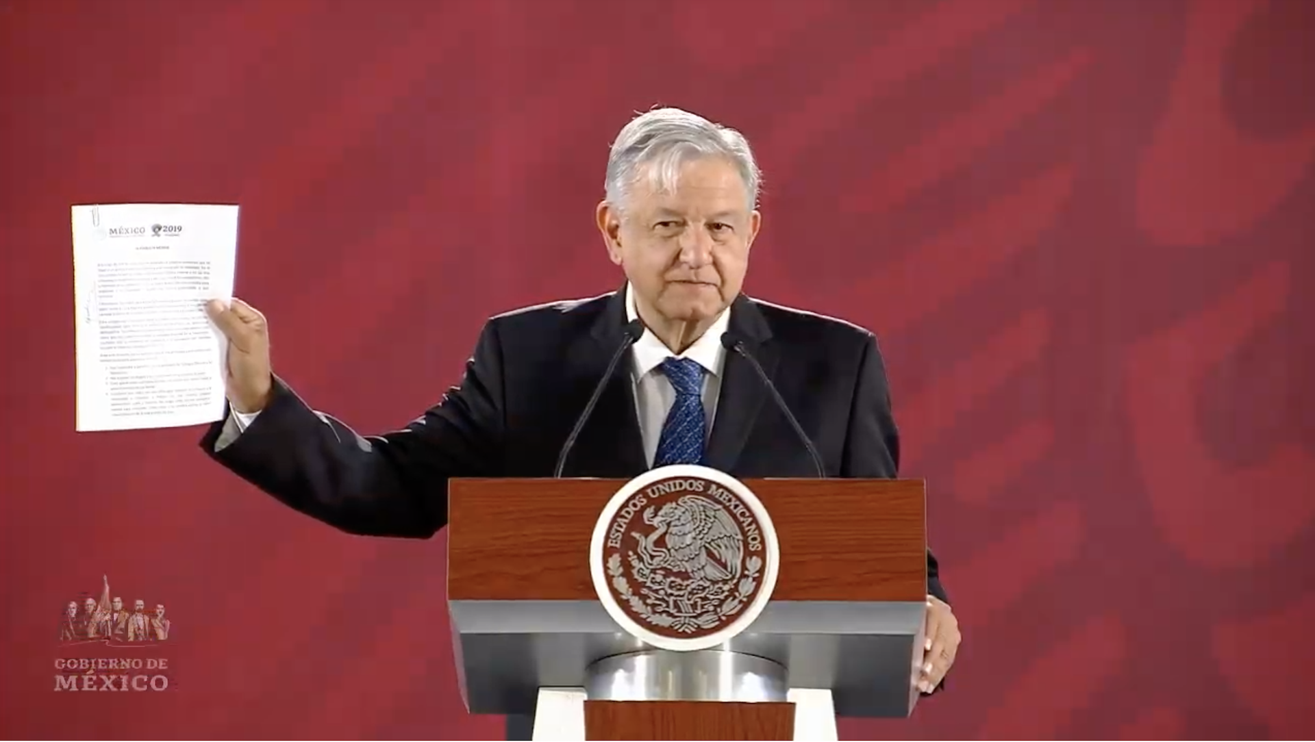 Conferencia de AMLO (19-03-2019)