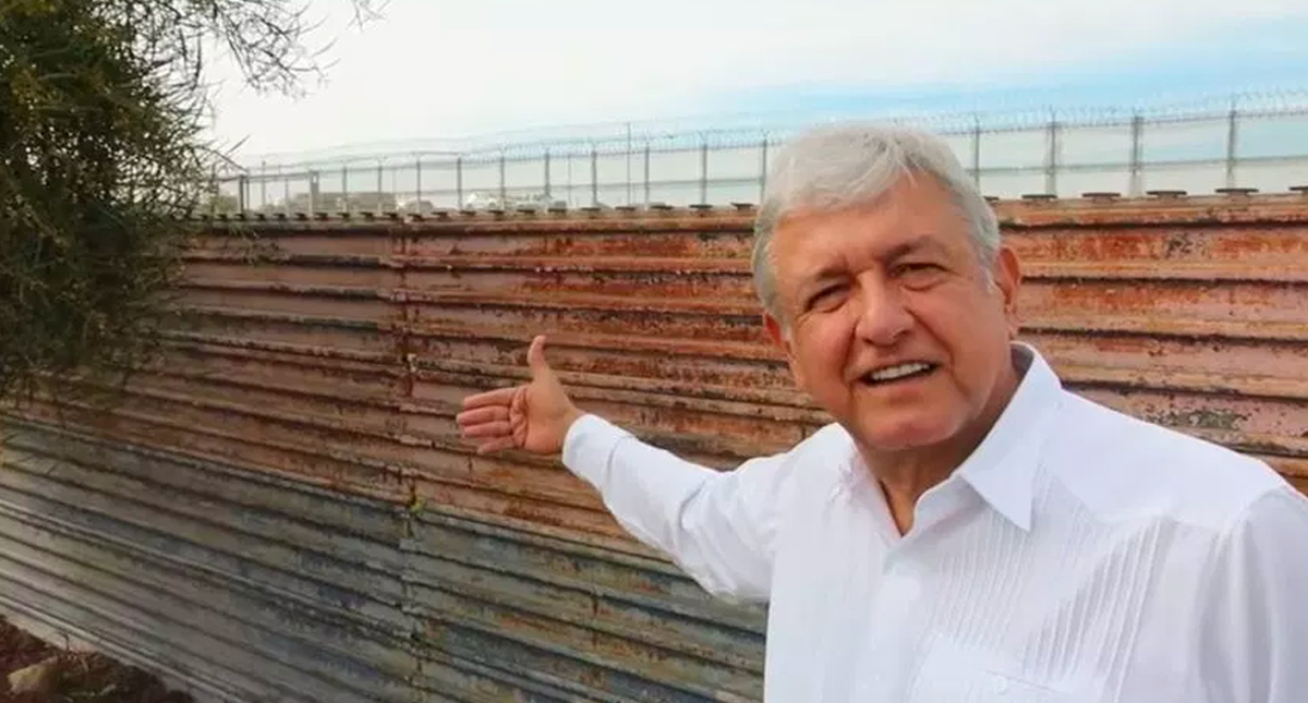 López Obrador respetará decisión de Estados Unidos de construir el muro